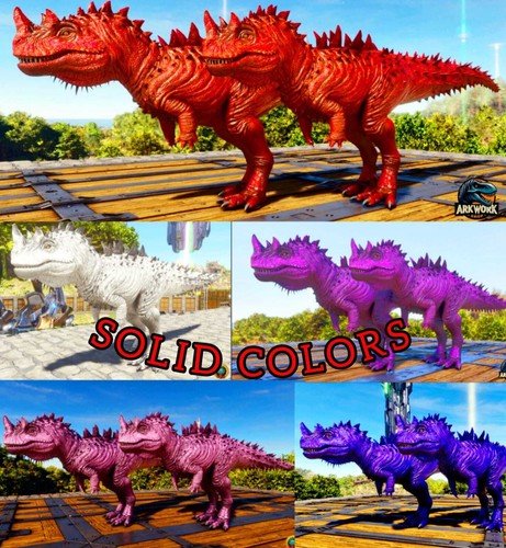 ARK Survival Ascended Ceratossauro Colores Sólidos PVE PS5/XBOX/PC