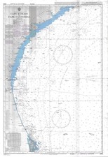 Almirantazgo 2865 Cabo Romain a Cañaveral Mapa Marino Costa Este de Estados Unidos Carta Pared de papel