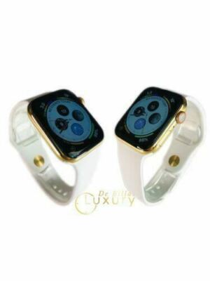 24K vergoldet 44MM Apple Watch SERIES 4 mit weißem Sportarmband GPS+CELLULAR