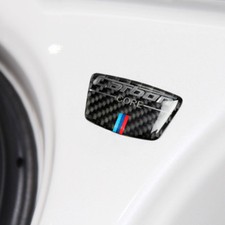 Carbon Fiber Car Styling Sticker Decotor Trim Emblem Universal For Bmw