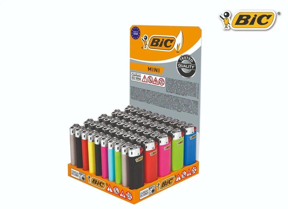 BIC Mini J25 Feuerzeuge 5 / 10 / 25 oder 50 Stück Original!