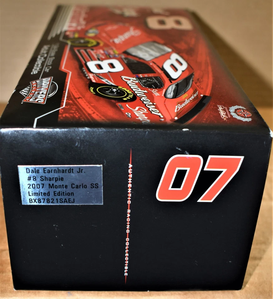 Chevy Monte Carlo 2007 1/24 #8 Dale Earnhardt Jr. Sharpie Budweiser Ltd. Ed. NIB - Image 4 of 4