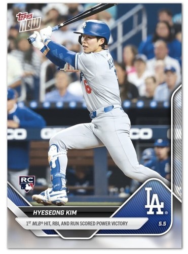 2025 Topps Now 146 Hyeseong Kim
