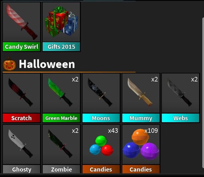 Candy Knife 2015, Trade Roblox Murder Mystery 2 (MM2) Items