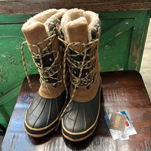 Khombu duck boots clearance