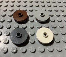 LEGO Parts 18674 (4pcs) Tile, Round 2x2 with Open Stud Choose Color
