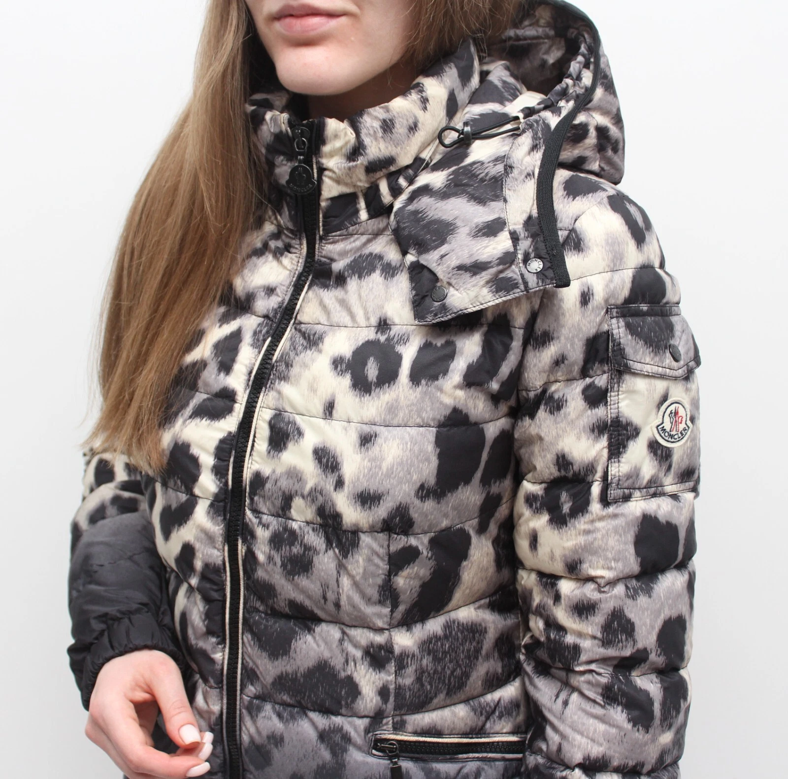 Autentico cappotto giacca piumino trapuntato donna MONCLER Saby RARO taglia 2 ~S