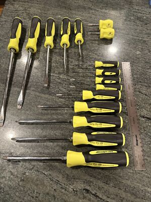 Snap On sgdx160bfhv 16 pc screwdriver set 8 phillips 8 flat | eBay