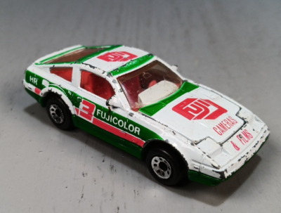Matchbox Nissan 300 ZX Turbo Fuji Film White Green Made In Macau