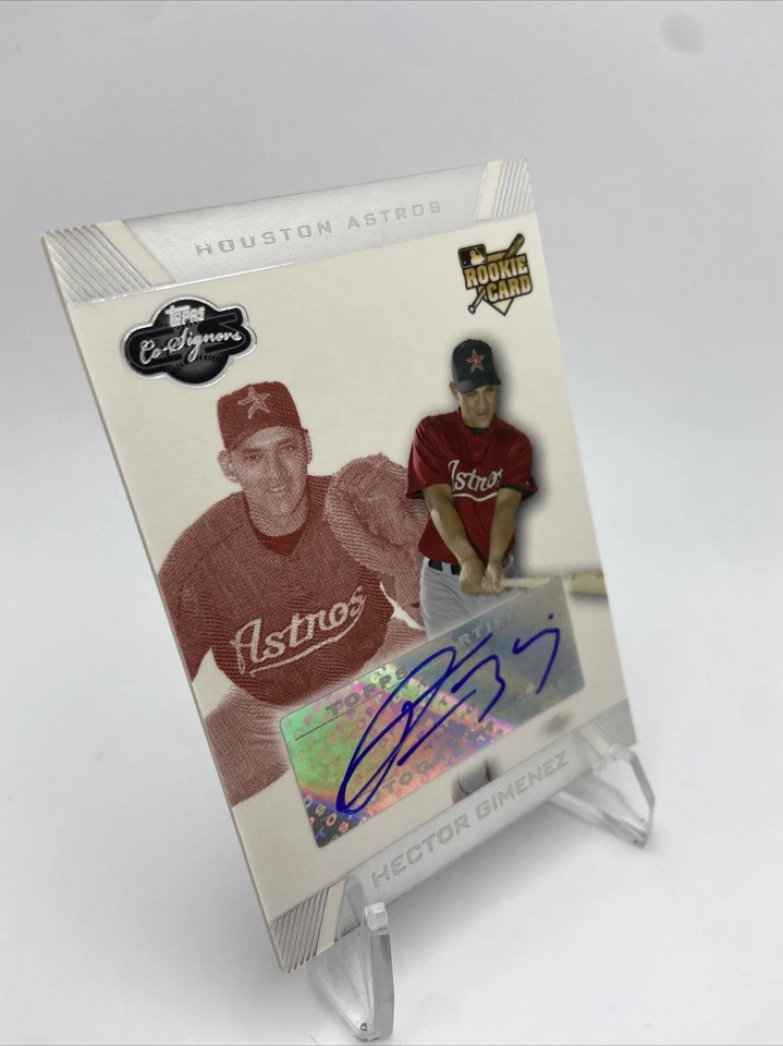 2007 Topps Co-Signers Hector Gimenez Rookie Card Auto #106 ASTROS /275 - Image 2 of 4