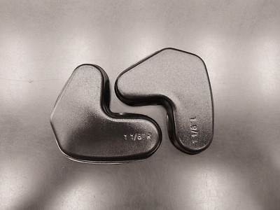Schutt Inter-Link 1 3/8'' Jaw Pad Replacement Covers Black (1 Pair)