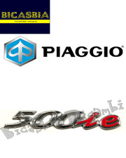 656750 - TARGHETTA " 500 IE " PER FIANCATA LATERALE PIAGGIO 500 BEVERLY CRUISER