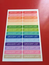28 Grocery List Planner Stickers for Various Types of Planners (#141)