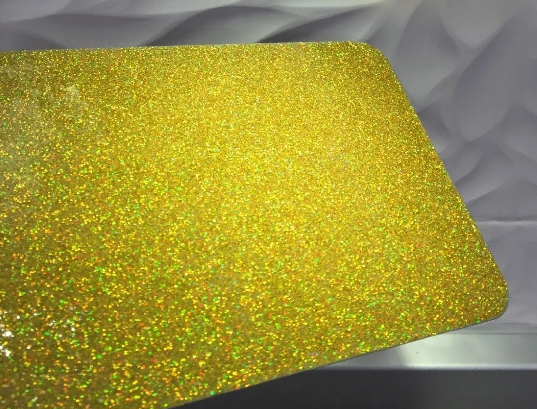 Matte Fine textured SPARKLE HOLOGRAPHIC GOLD Powder Coating Paint, 1Lb/450g