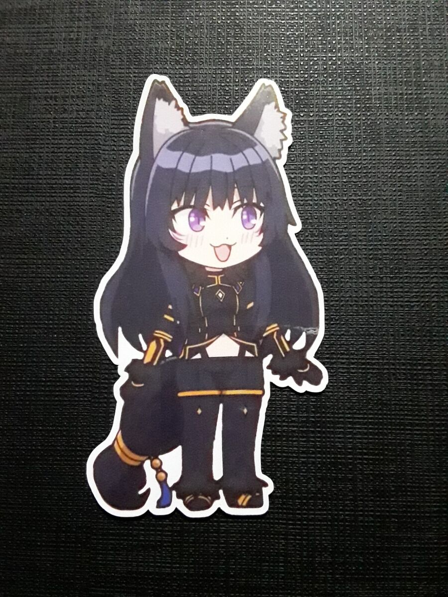 Chibi Delta The Eminence in Shadow Glossy Sticker Anime Waterproof!