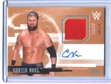 WWE Curtis Axel 2017 Topps Undisputed Bronze Autograph Relic Card SN 57 of 99