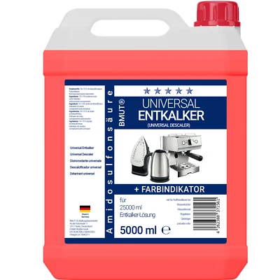 UNIVERSAL 5 Liter Entkalker Kanister Vollautomat alle Marken Siemens Krups Philips 5000ml