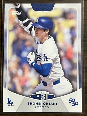 2024 Topps 50/50 #55 Shohei Ohtani Los Angeles Dodgers HR #31 | eBay