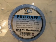 Pro Tapes Pro Gaffer Tape Electric Blue 1" x 55 Yards