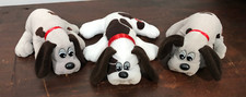 Vintage Lot of 3 Tonka Mini Pound Puppies Plush Dogs 008