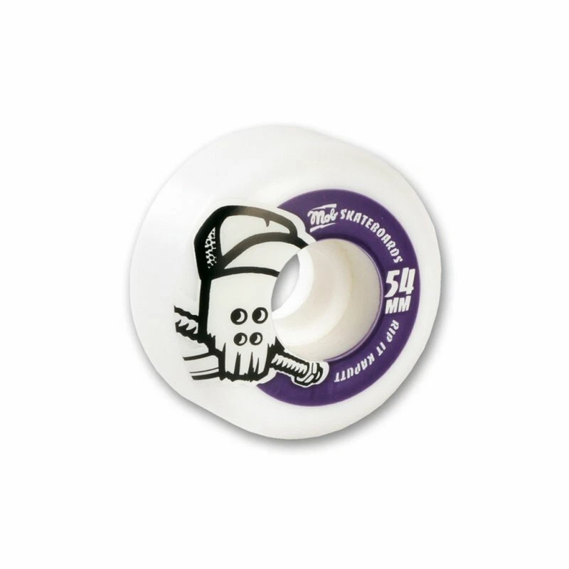 mob Skateboards Skull lila 54mm 100A Wheels / MOB Skateboard Rollen 54mm 4 Stück