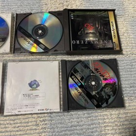 Sega Saturn Software set of 4 SS Game from Japan Used 118h