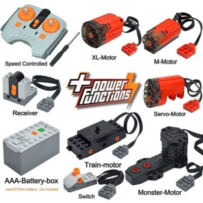 Bulk Sale Power Functions Parts Lego Technic Motor Remote Receiver Battery Box
