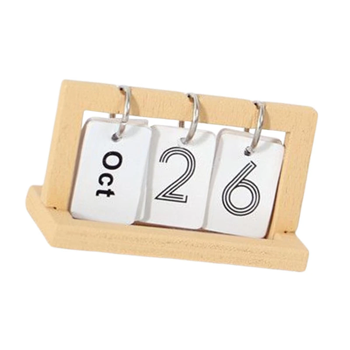 1/12 Dollhouse Flip Calendar for DIY Model Life Scene Layout Decor Wood |  eBay