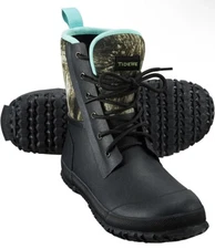 TIDEWE Rubber Boots for Women, Lace Up Rain Boots with Steel Shank