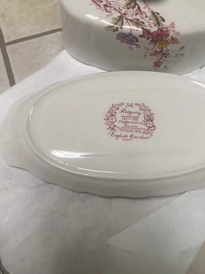 Prato de manteiga coberto de pedra de ferro Ridgeway jardim inglês - Imagem 4 de 4