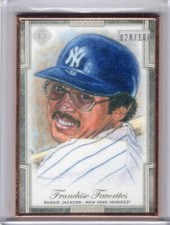 2019 Topps Transcendent REGGIE JACKSON Franchise Favorites #28/100 #FFR-RJ