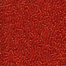 Miyuki Seed Beads 11/0 Silver Lined Red 11-10 Glass 24 grams Size 11 Round