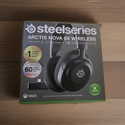 New SteelSeries Arctis Nova 5X Wireless Gaming Headset (BLACK) XBOX