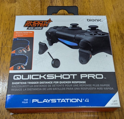 Bionik Quickshot Pro For PlayStation 4 Shortens Trigger Distance
