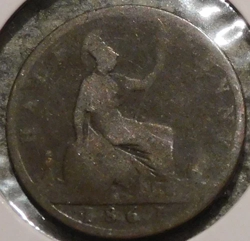 Photo of a 1861 Victoria Half Penny from an eBay listing that sold on Jul 23, 2026