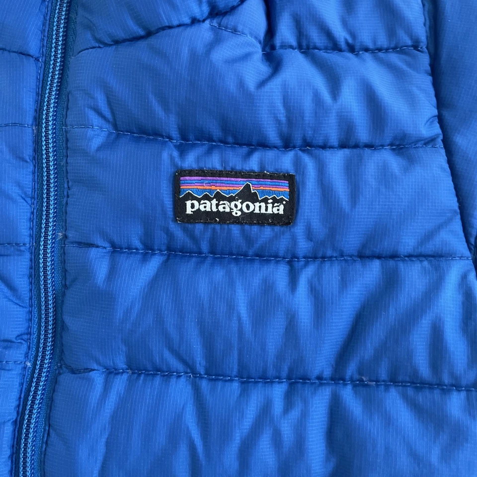 Patagonia Down Jacket SIZE 18M Blouson Kids RARE COLOR Outer Blue - Image 3 of 4