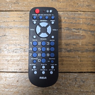RCA 4-Device (DVD Satellite-Cable VCR TV) Universal Remote Control RCR504BE