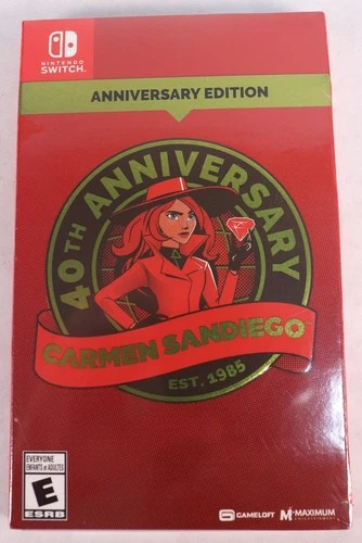 Nintendo Switch Carmen Sandiego 40th Anniversary New READ AD!
