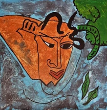Francis Picabia Signed Abstract Oil Painting on Canvas - French Modern Art