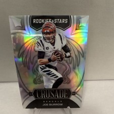 Panini 2022 Rookies & Stars Crusade Silver Prizm Joe Burrow #CR-1 Bengals