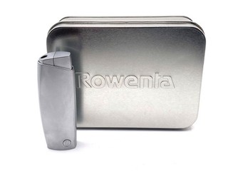 Rowenta BMW Feuerzeug matt chrome in Box Piezo Zündung