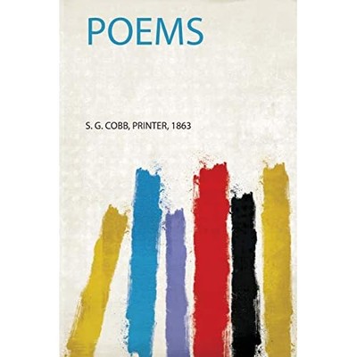 Poems -  NEW S. G. Cobb Prin 2020