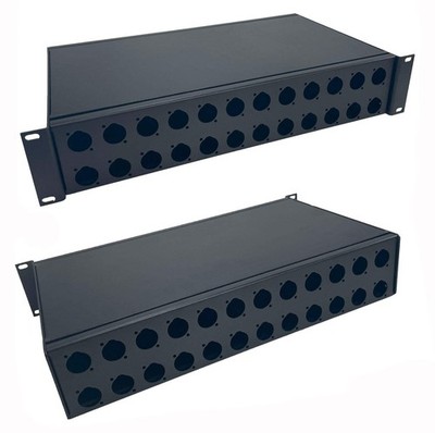 PROCRAFT ARBN-2U-10-V 2U 10'' Deep All Aluminum 19'' Rack Mount Project Box -USA
