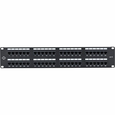 Black Box Connect CAT6 Punchdown Patch Panel Unshielded