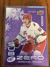 Jackson Blake  rookie 2024/25 ice hockey Sub Zero 129/699 SZ-JB