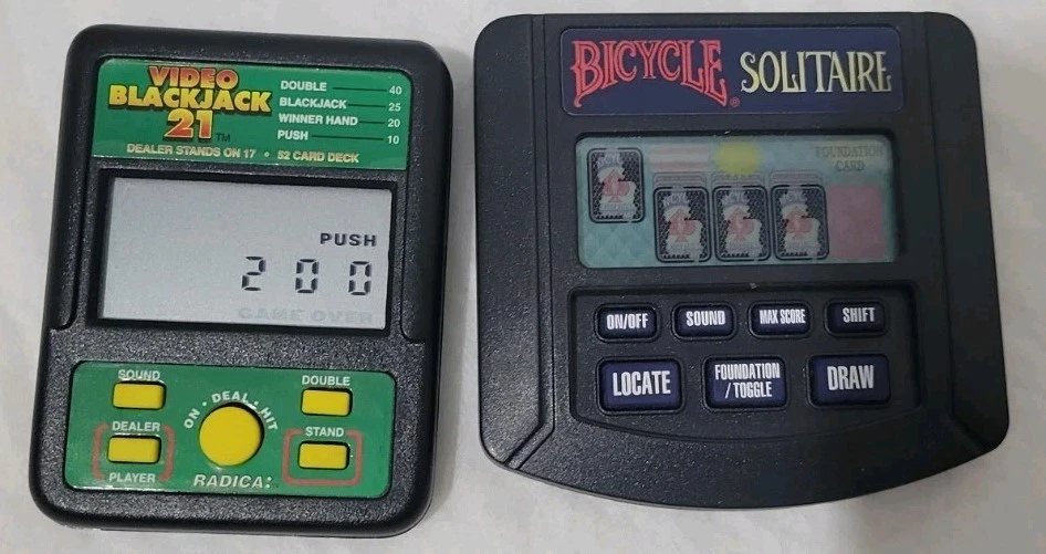 25+ Blackjack 1994 Handheld Electronic Game Electronic Games for