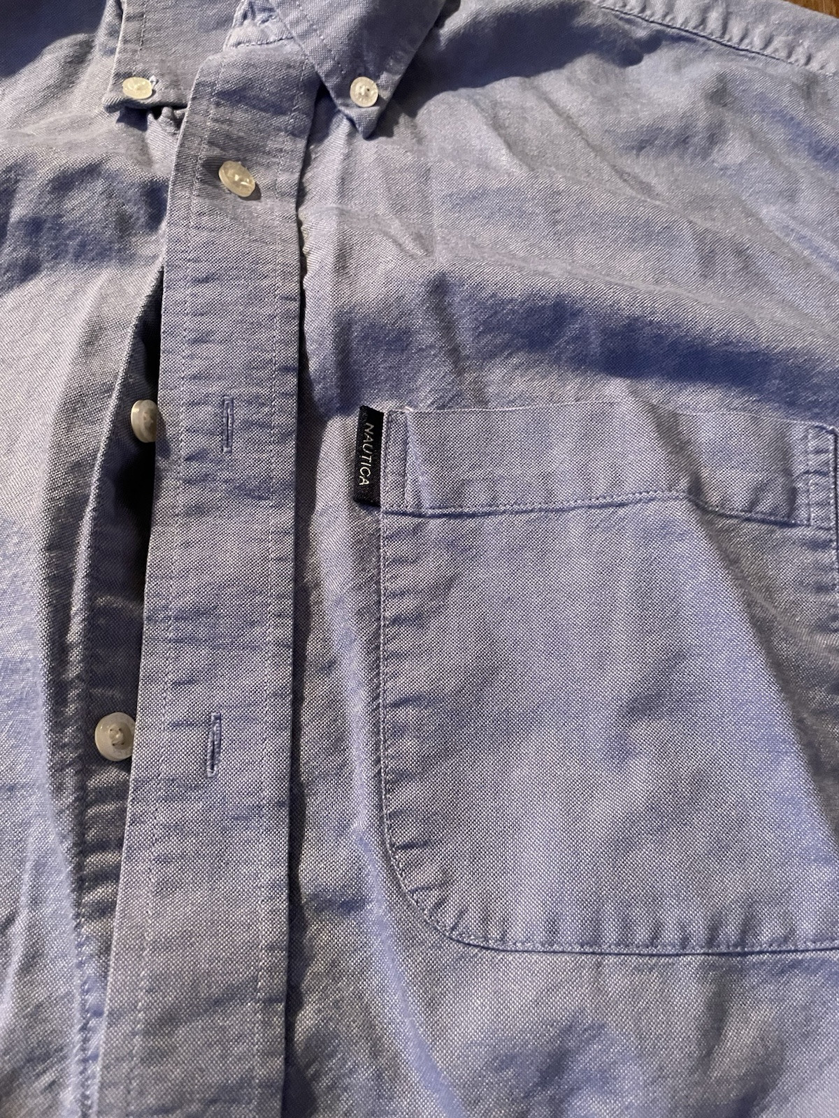 Nautica Button Down. Large. Navy. - image 4