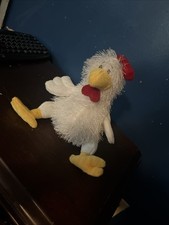 Aurora White Chicken 9 Flopsie Plush Stuffed Animal Kids Toy Bird Hen Rooster