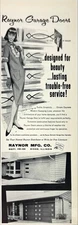 Raynor Garage Doors Dixon Illinois 1959 Vintage Print Ad