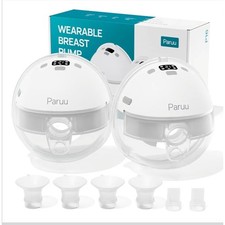 Paruu P16 Wearable Breast Pump Double Electric Hands Free Portable Open Box New